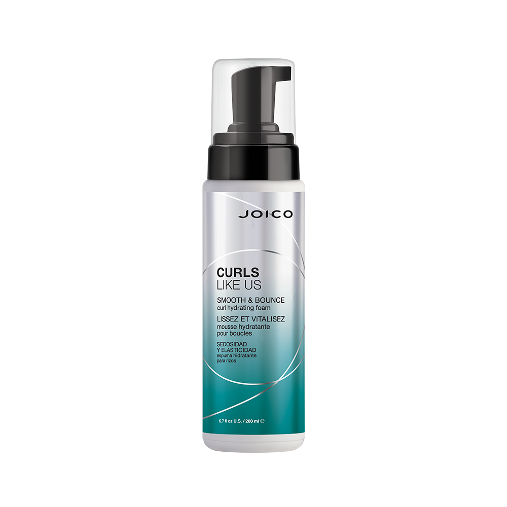 Joico curl like us smooth & bounce curl hydrating foam 200ml espuma hidratante para rizos