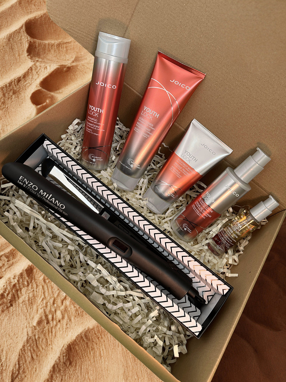 Box anti-age Joico Youthlock + Plancha Profesional de regalo