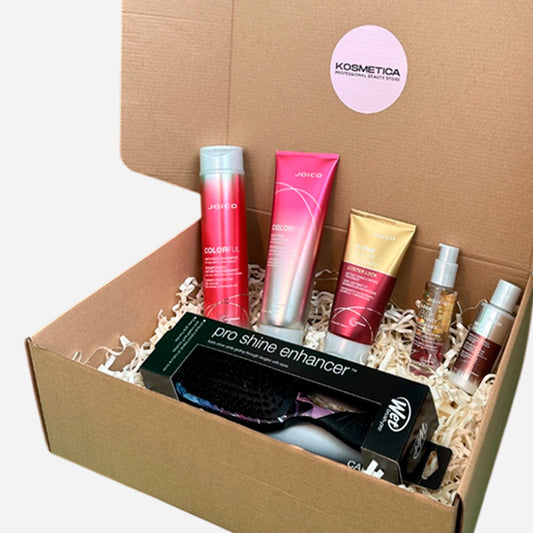 Box cabello teñido  Joico Color Full + Cepillo Wet Brush de regalo