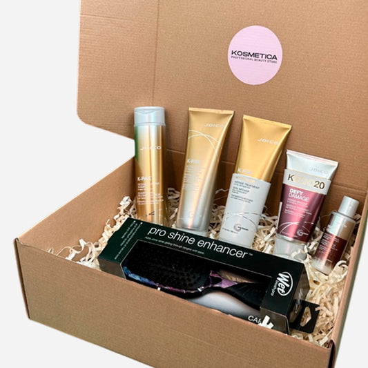 Box reparación intensiva cabello con mechas  Joico K-Pak + Cepillo Wet Brush de regalo