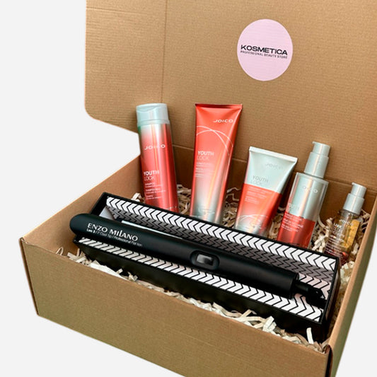 Box anti-age Joico Youthlock + Plancha Profesional de regalo