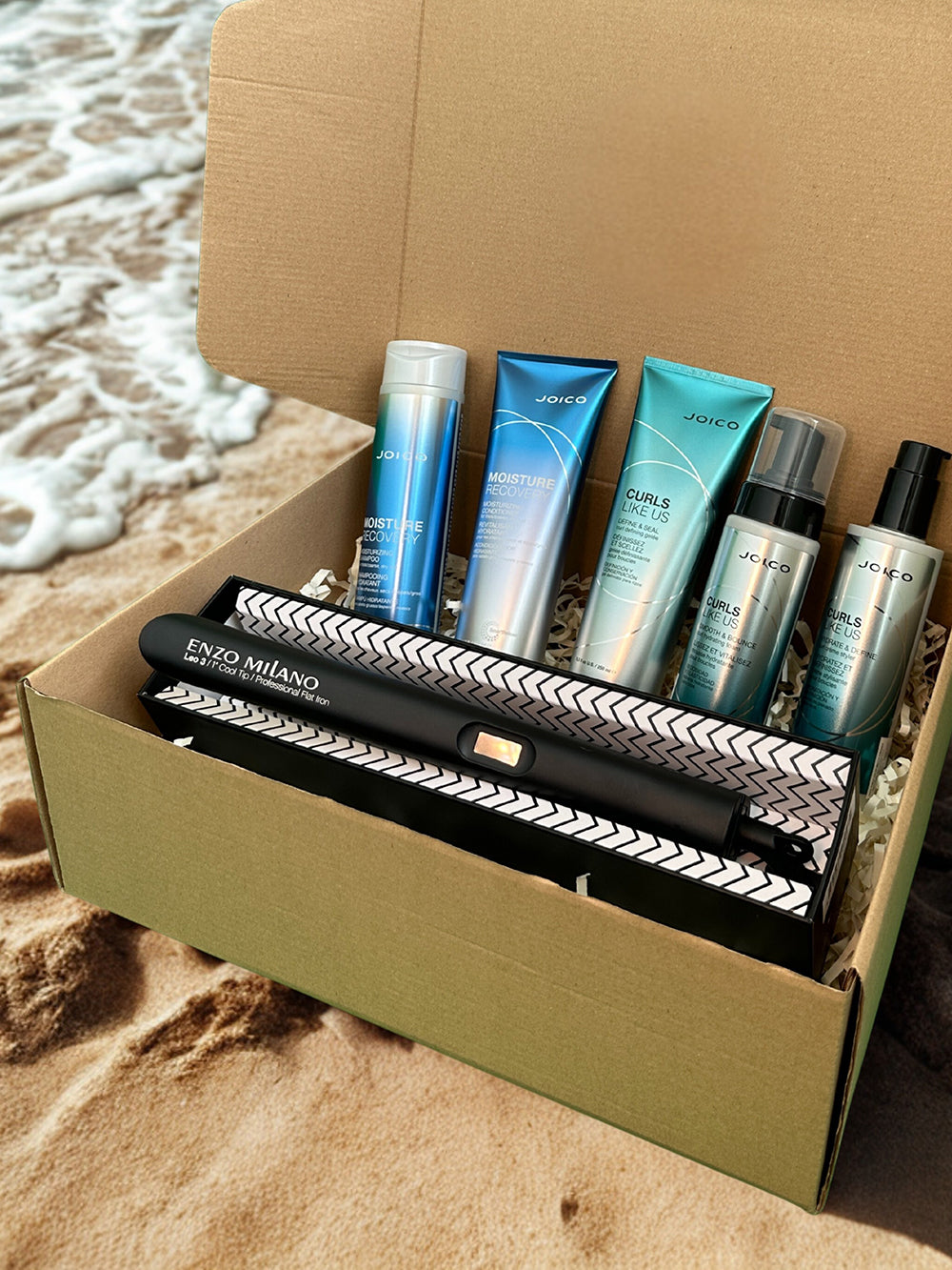 Box rizos Joico Curl Like US + Plancha Profesional de regalo