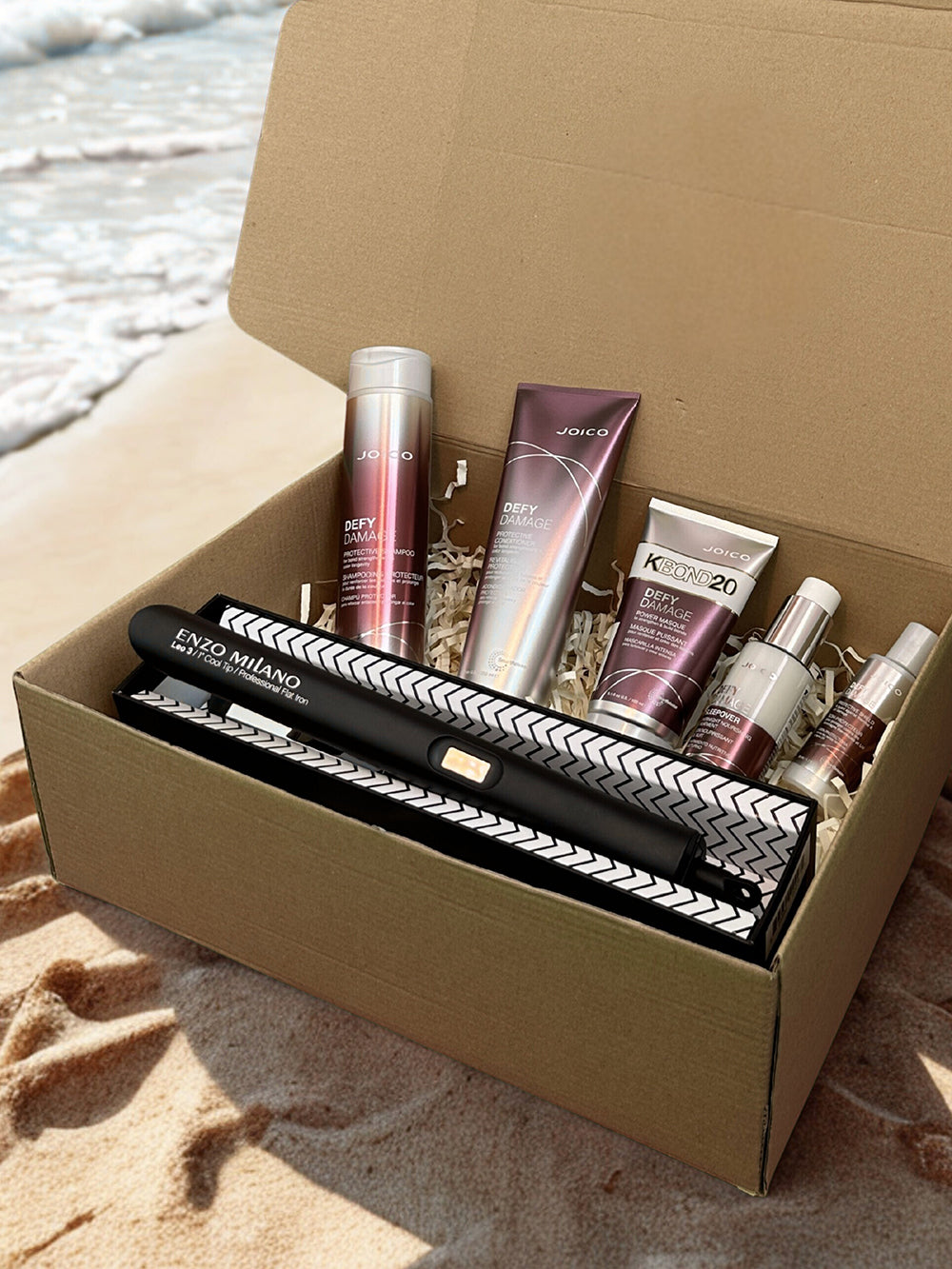 Box reparación intensiva Joico Defy Damage + Plancha Profesional de regalo
