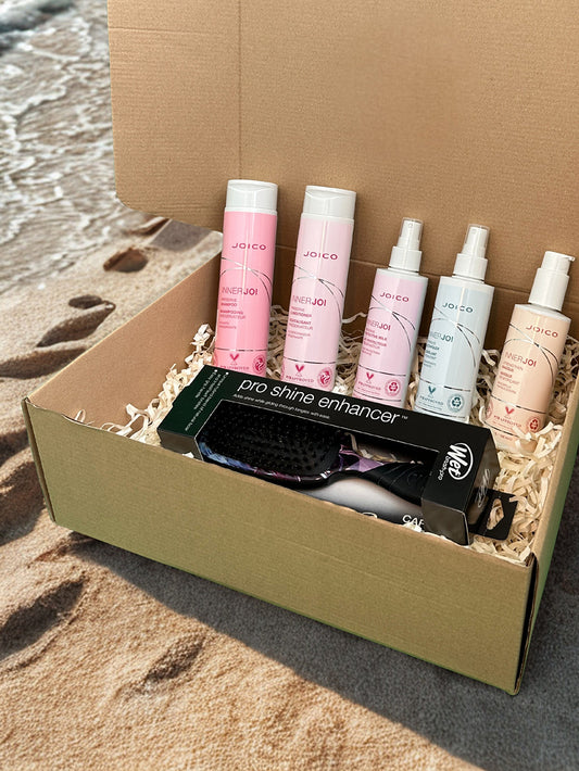 Box vegano cabello teñido  Joico Inner Joi Preserve + Cepillo Wet Brush de regalo