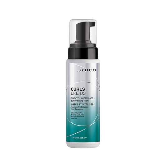 Joico curl like us  smooth & bounce curl hydrating  foam 200ml espuma hidratante para rizos