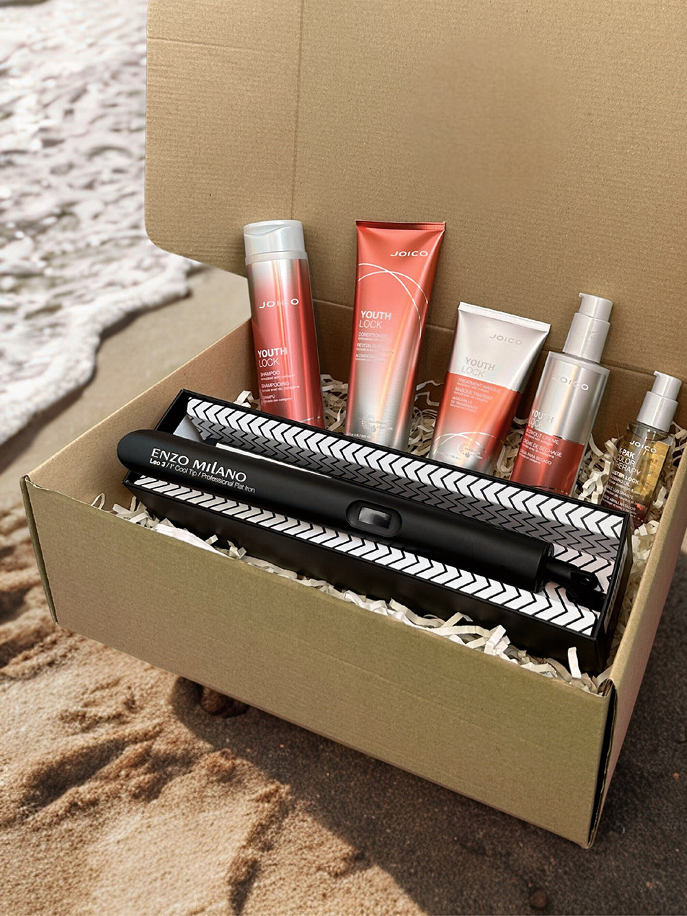 Box anti-age Joico Youthlock + Plancha Profesional de regalo